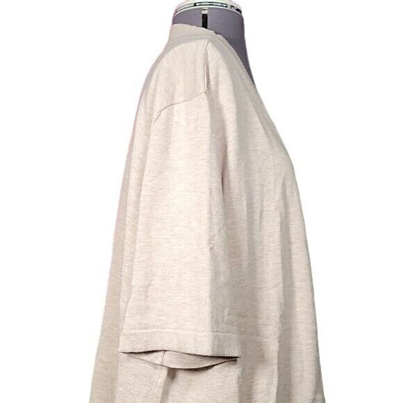 NWOT Isaac Mizrahi Open Front Peplum Cardigan Sz XS - Picture 5 of 12